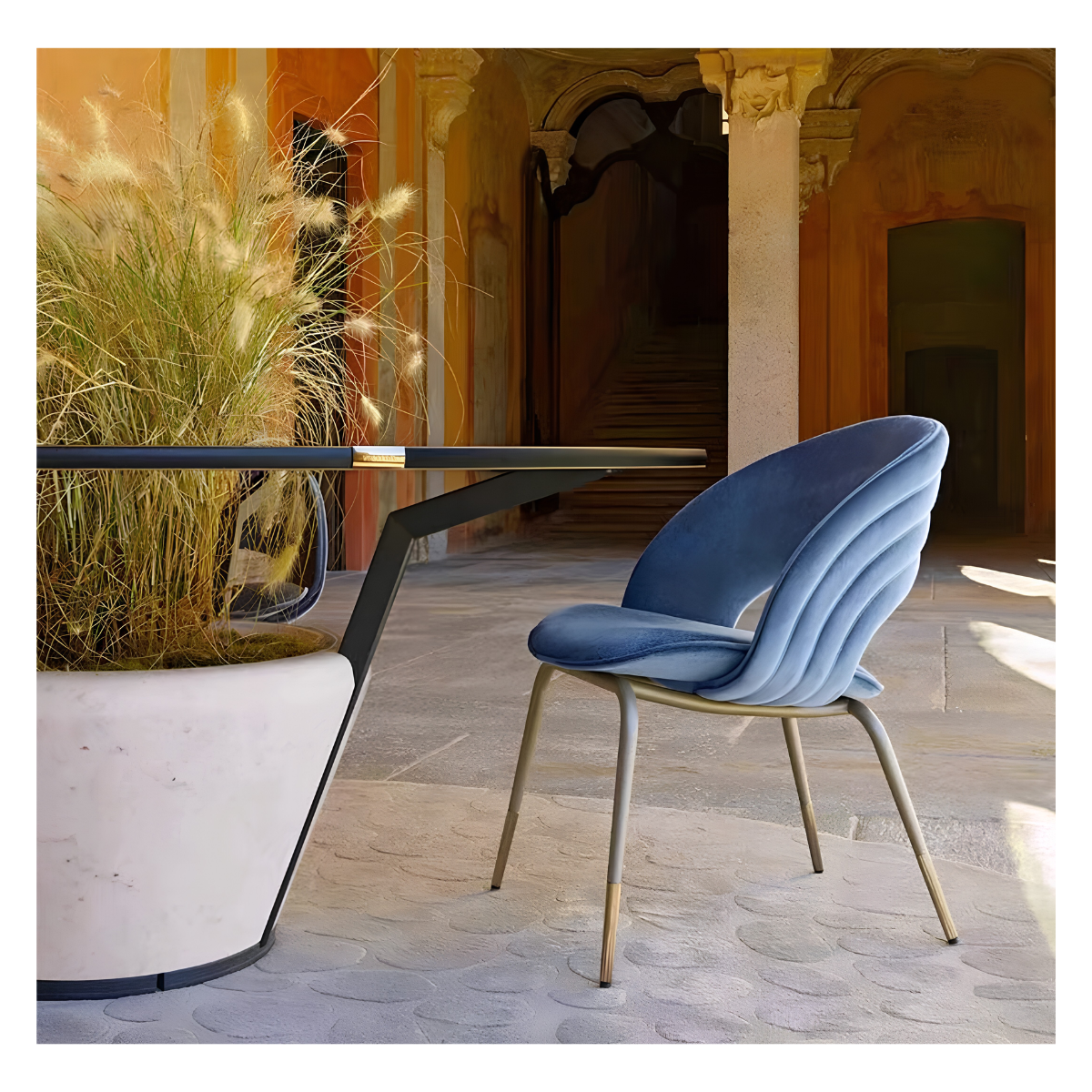 Lagoon Petal Dining Chair